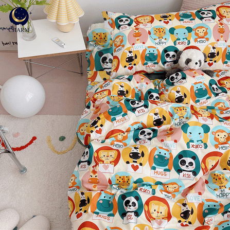 ชุดผ้าปูที่นอน 3.5 ฟุต 2 ชิ้น CHARM สี WILDLIFE คอลเลคชั่น DREAMY (ไม่รวมผ้านวม)_10